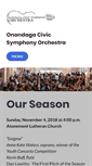 Mobile Screenshot of onondagaorchestra.org